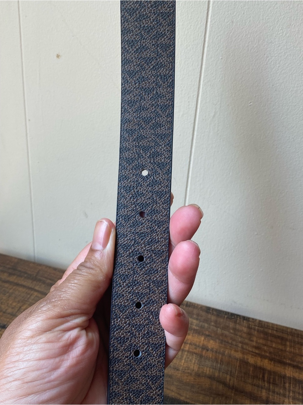 Michael Kors Monagram Belt, 36”